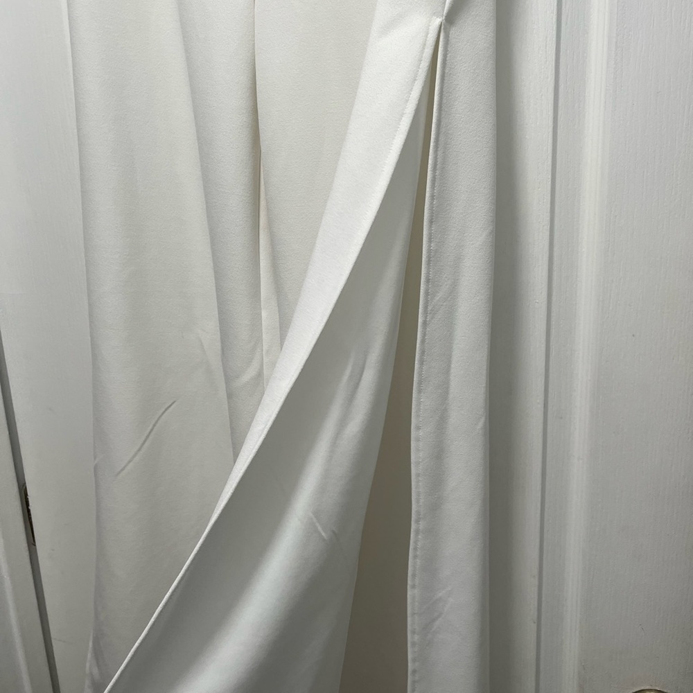 SHEIN White Wide Leg Pants - Picture 3 of 7